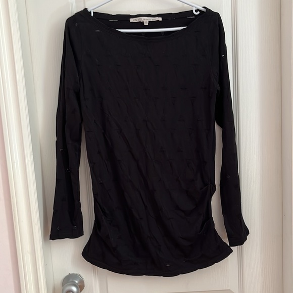 Rachel Roy black cut out shirt - Picture 2 of 6